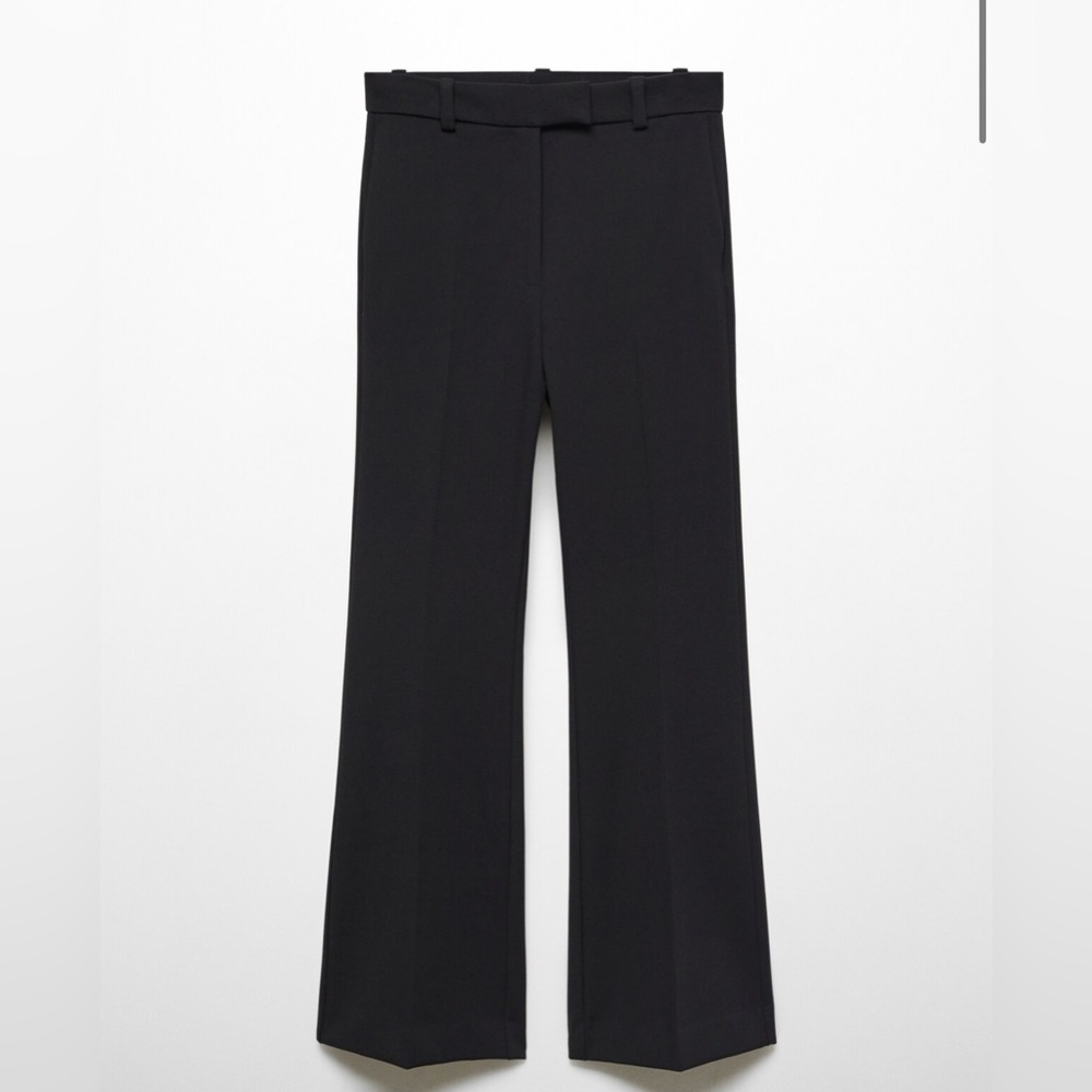 MANGO Flare Leg Ankle Pants
